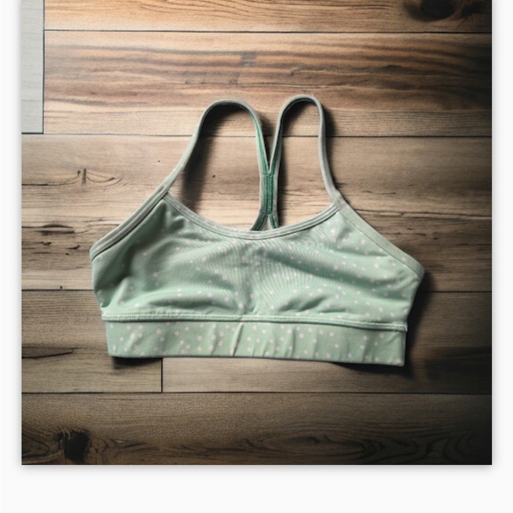 Lululemon Flow Y Bra IV *Full-On Luxtreme in Petit Dot Fresh Teal| Size: 2 ๐๐โโ - Picture 8 of 12